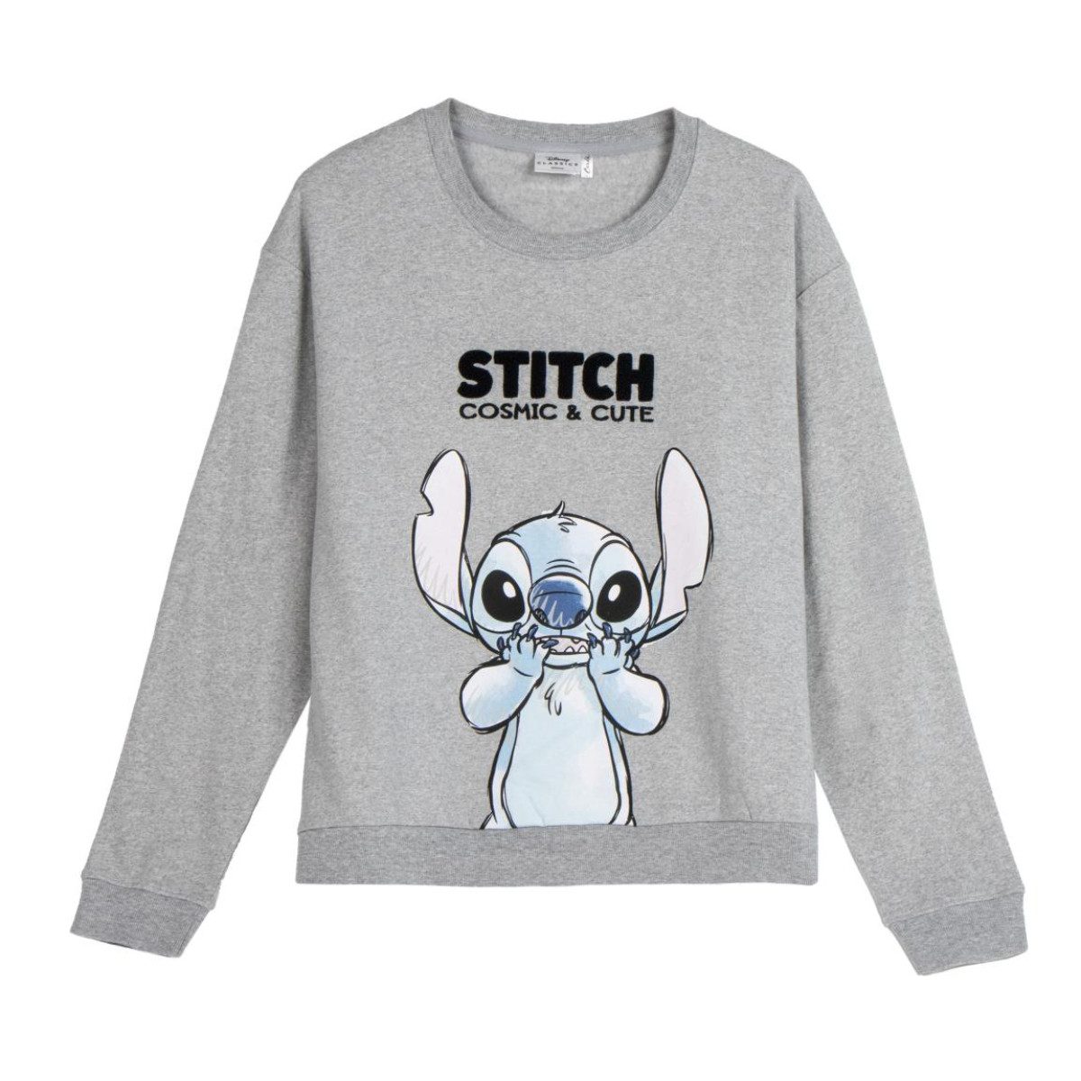 Cerda Sweatshirt Disney Stitch Sweatshirt – French Terry Pullover für Damen & Herren