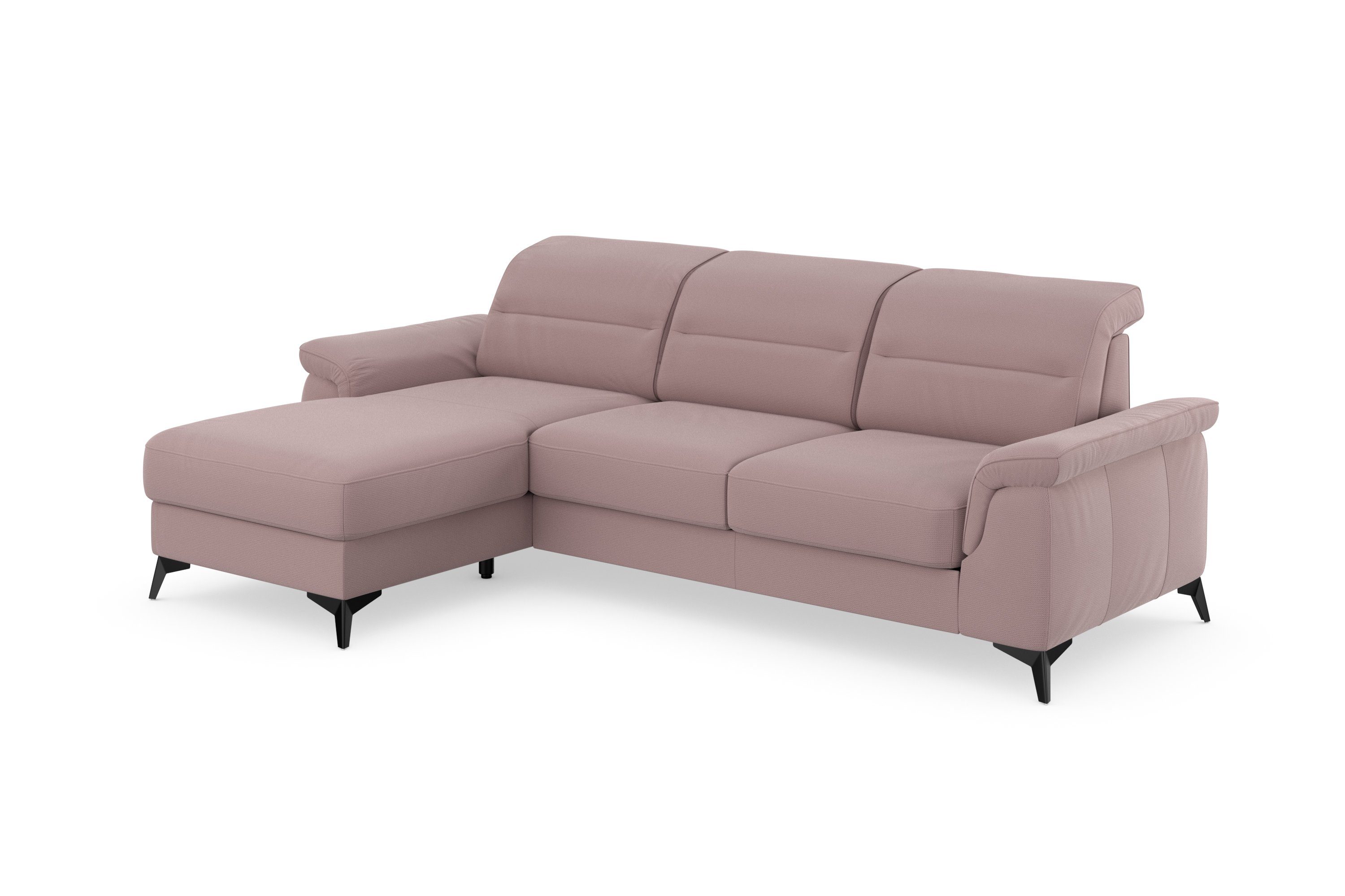 Recamiere, Kopfteilverstellung sit&more optional und Sinatra, Ecksofa mit Armteilfunktion mit