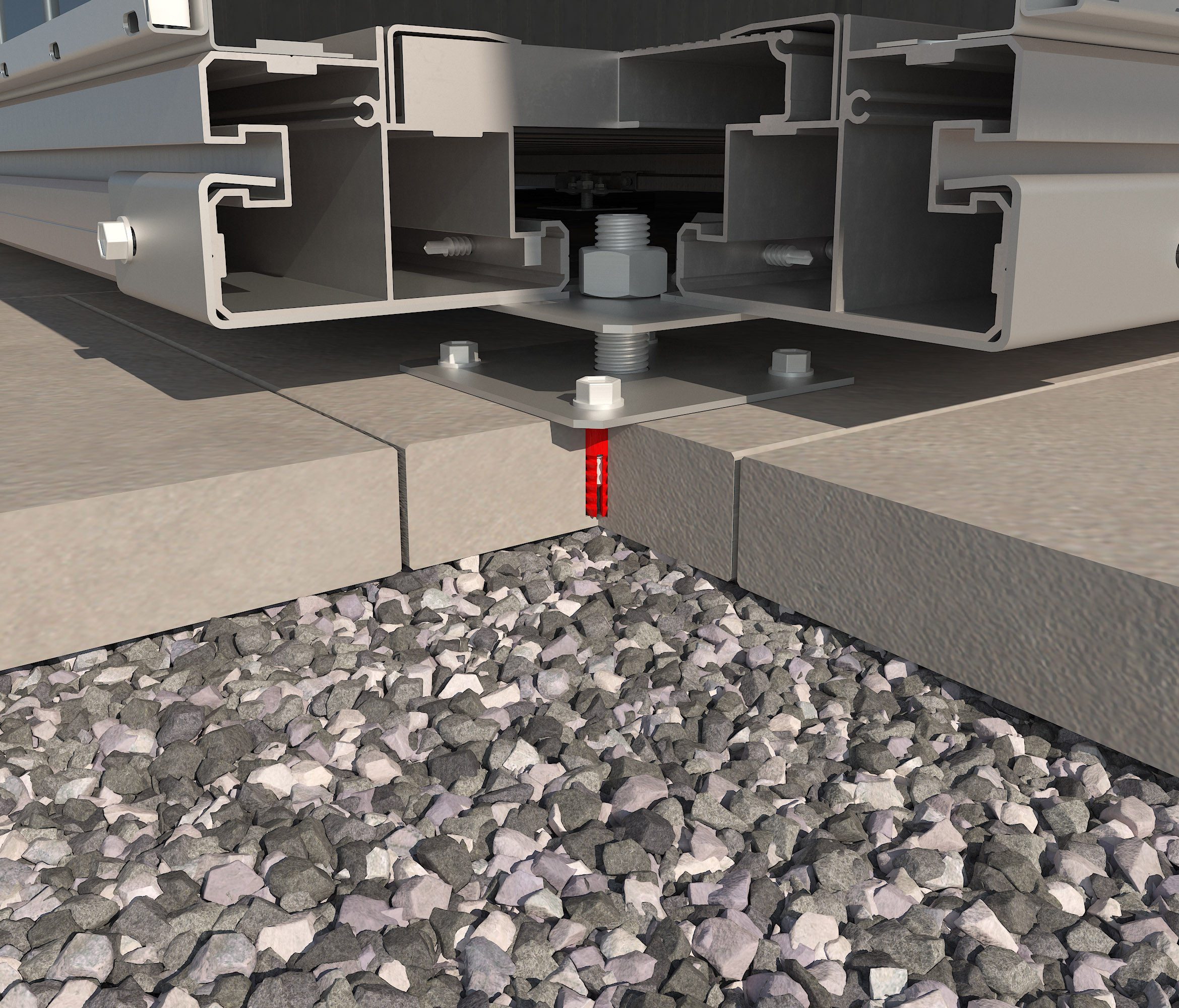 Biohort Gerätehaus-Fundamentrahmen SMARTBASE für Gerätehaus Europa 2, BxT: 150x150 cm