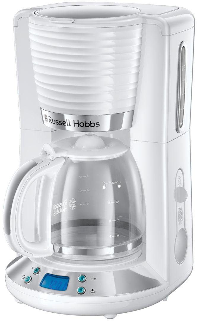 RUSSELL HOBBS Filterkaffeemaschine Inspire 24390-56, 1,25l Kaffeekanne, 1x4, 1100 Watt weiß