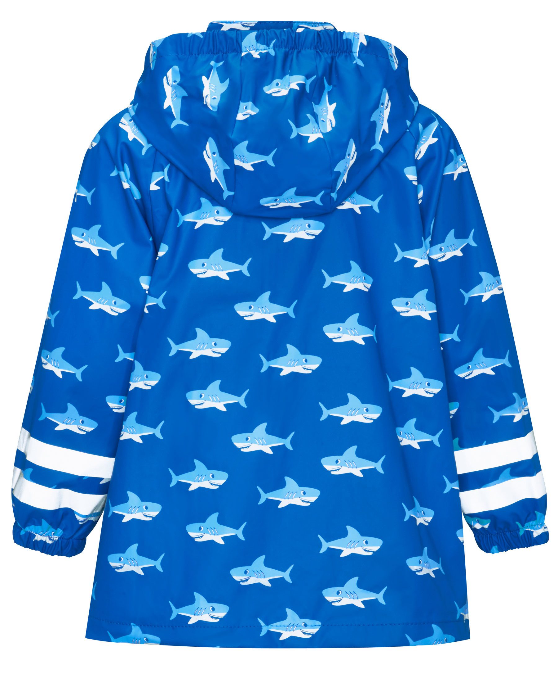Playshoes Regenjacke Regen-Jacke Hai allover