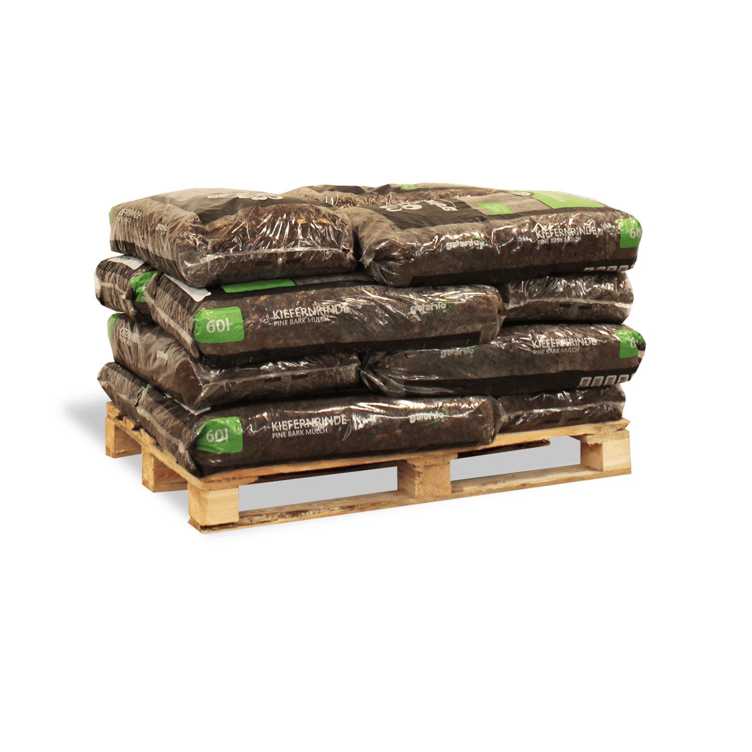 GALAMIO Rindenmulch Kiefer Mix, (Palette, 12-St)