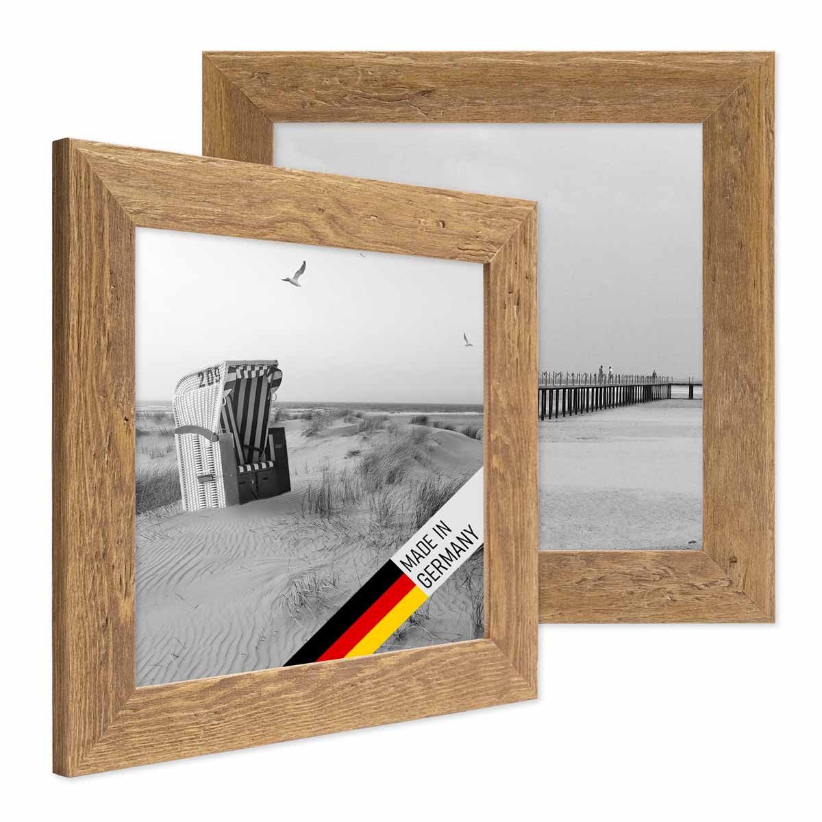 PHOTOLINI Bilderrahmen 2er Set Strandhaus Rustikal günstig online kaufen