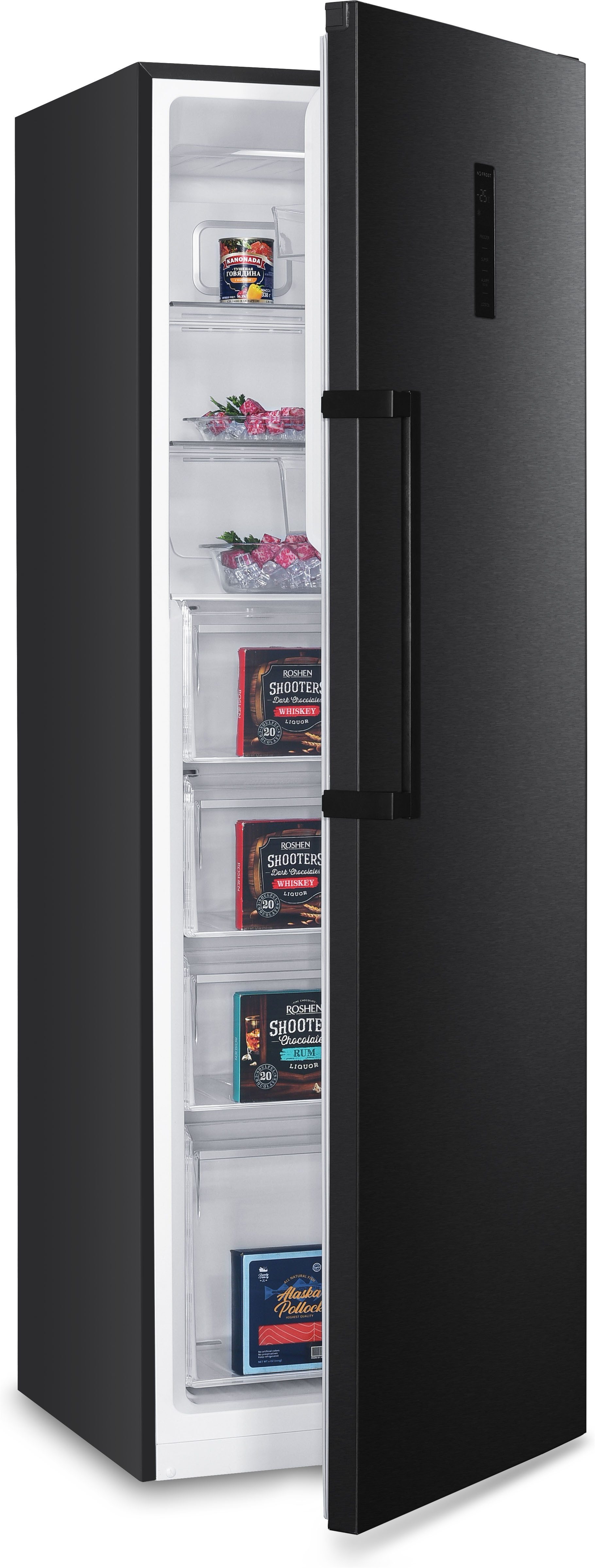 Hanseatic Gefrierschrank HGS18560CNFBI, 185 cm hoch, 60 cm breit, inkl. 3 Jahre Herstellergarantie