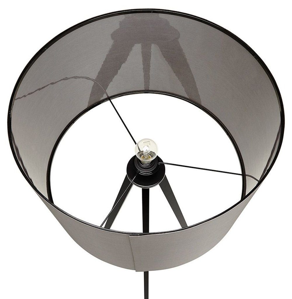 Grau/Tiefschwarz TRIVET Design Stehlampe Kokoon