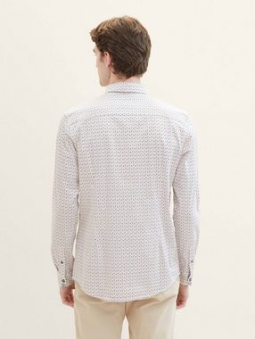 TOM TAILOR Langarmhemd Hemd mit Allover-Print