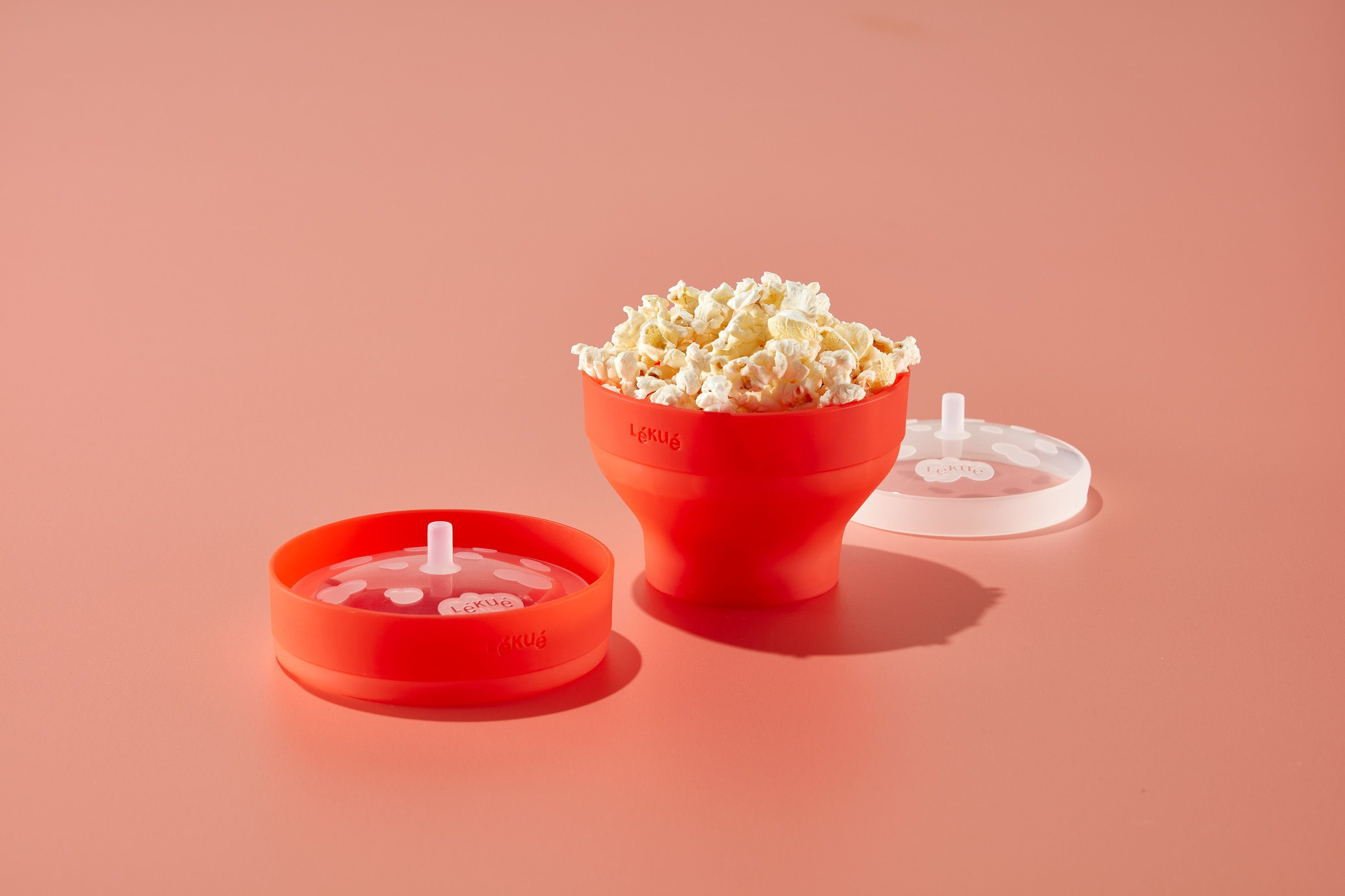 LEKUE Popcornmaschine Popcorn Maker Mini