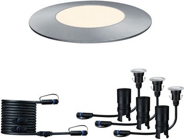 Paulmann LED Einbauleuchte Plug & Shine, Plug & Shine, LED fest integriert, Warmweiß, LED-Modul, Deckenleuchte Stoff, Textil, Ø32cm, Wohnzimmerlampe