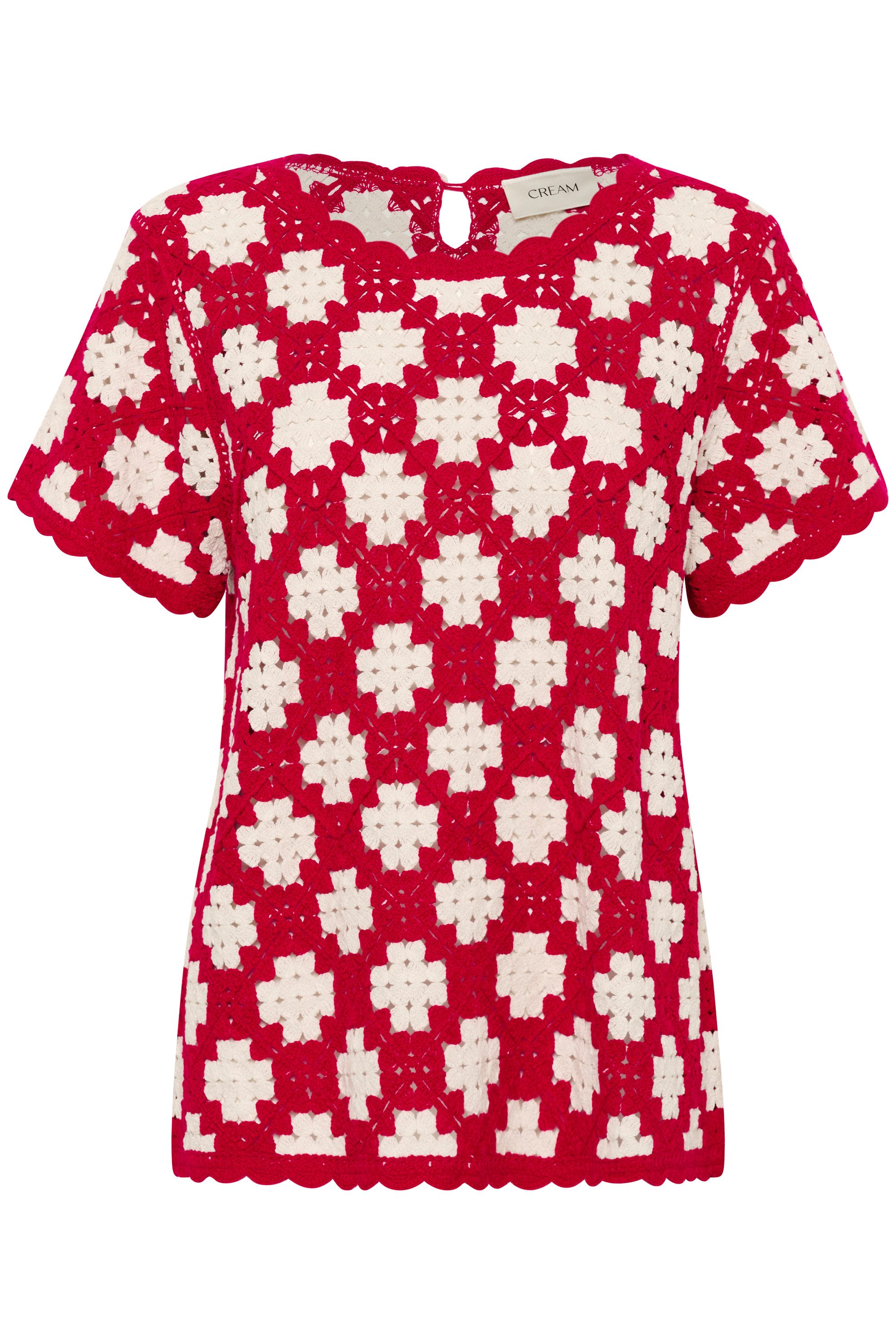 Cream Kurzarmbluse Kurzarm-Bluse CRKip