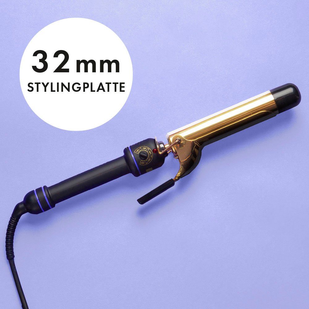 HTIR1576UKE 32 Pro Lockenstab Gold, mm, für HOT TOOLS Signature GB/EU Dual-Stecker