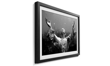 WandbilderXXL Kunstdruck Christ Of Abyss, Jesusstatue, Wandbild, in 4 Größen erhältlich