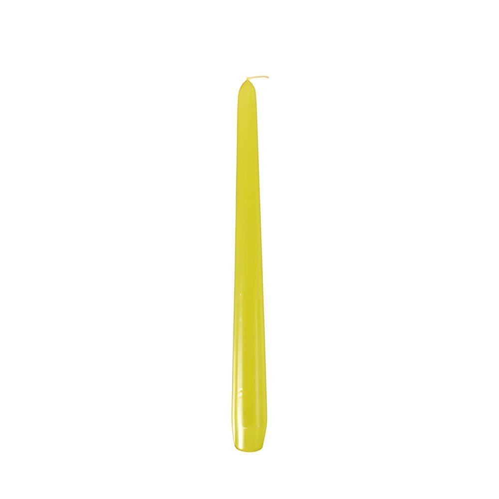 PAPSTAR Spitzkerze Leuchterkerzen Ø 2,2 cm, 25 cm limonengrün 50 Stk