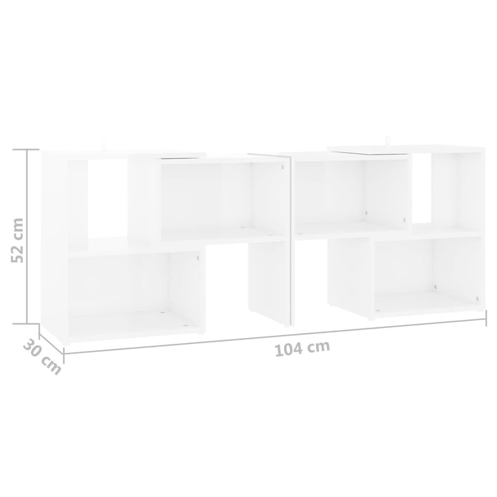 104x30x52 furnicato Weiß Holzwerkstoff cm TV-Schrank