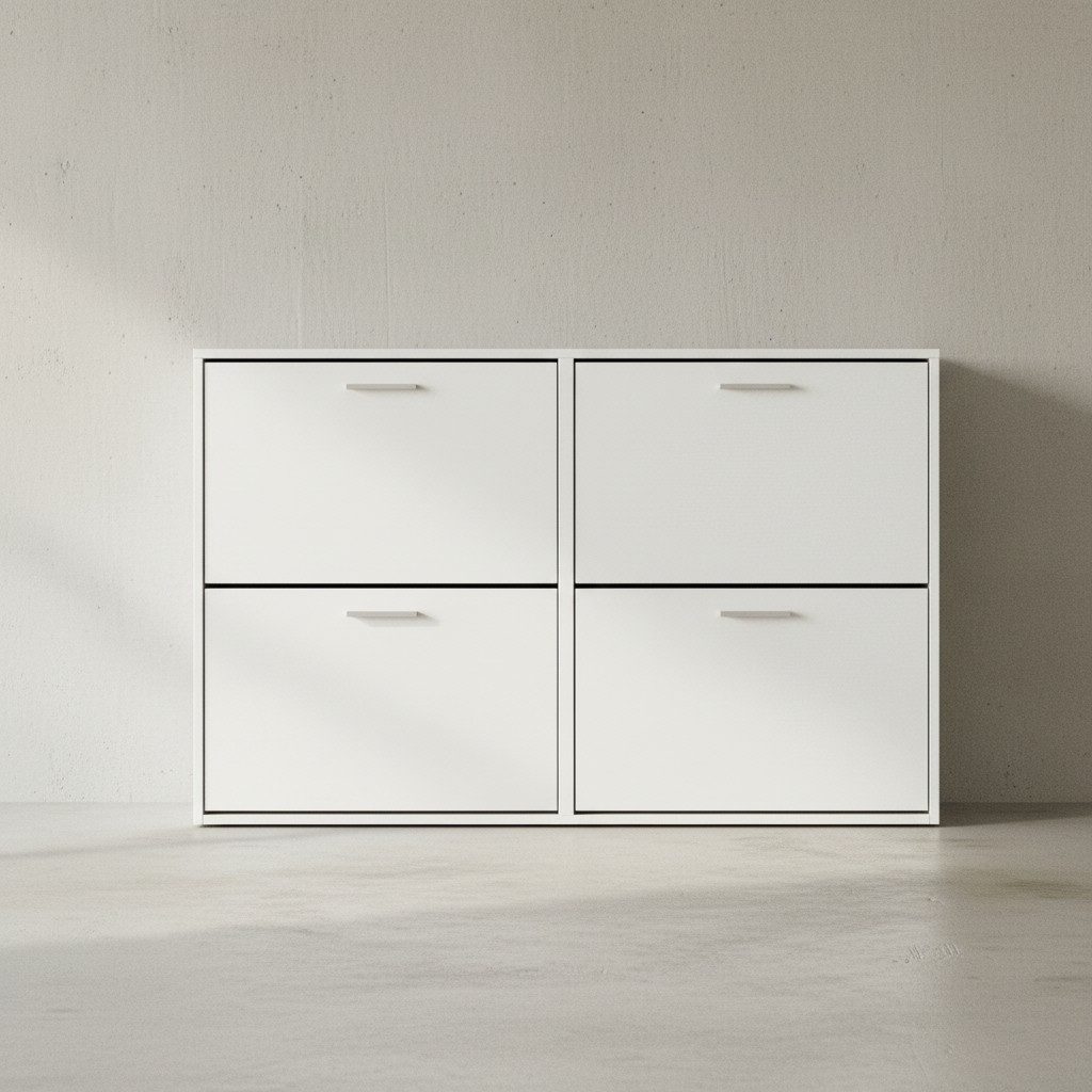 KADIMA DESIGN Schuhschrank Schuhablage NIDDA Holz - Viel Platz & Regale für Schuhe