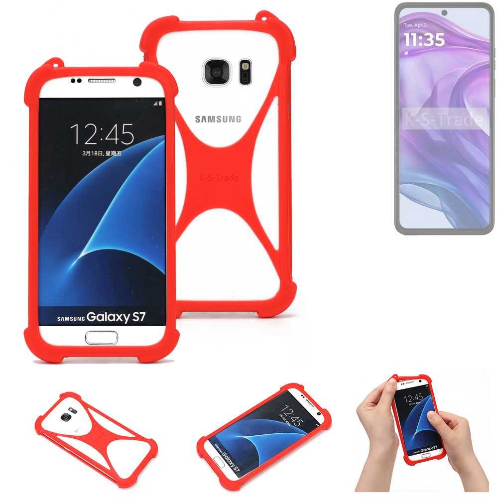 K-S-Trade Handyhülle für Motorola Razr 50 Ultra, Handy-Hülle Schutz-Hülle Bumper Silikon Schutz Hülle Cover Case