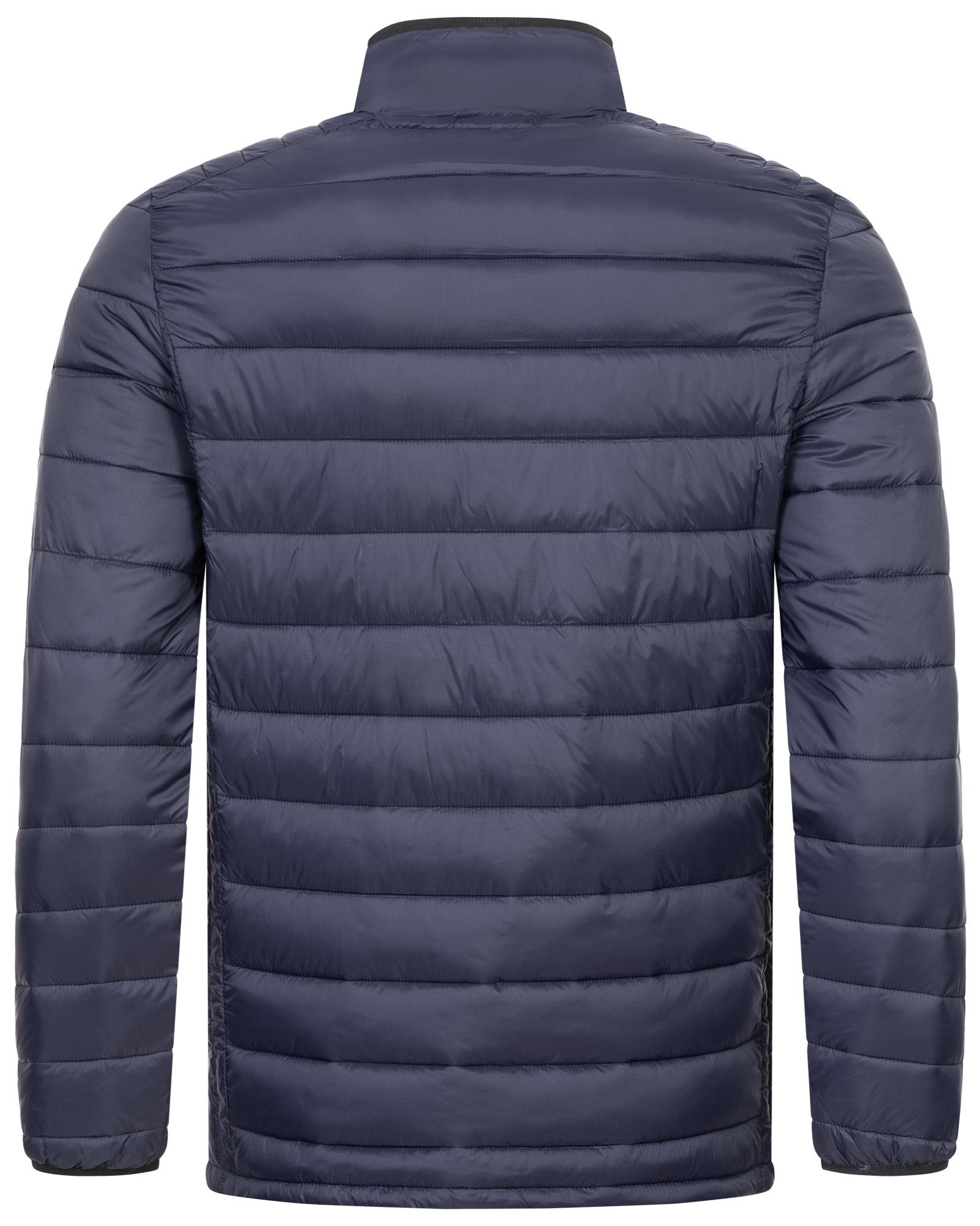 Navy Übergangs Winter Jacke Steppjacke Geographical Herbst Jacke Norway Steppjacke Herren Stehkragen