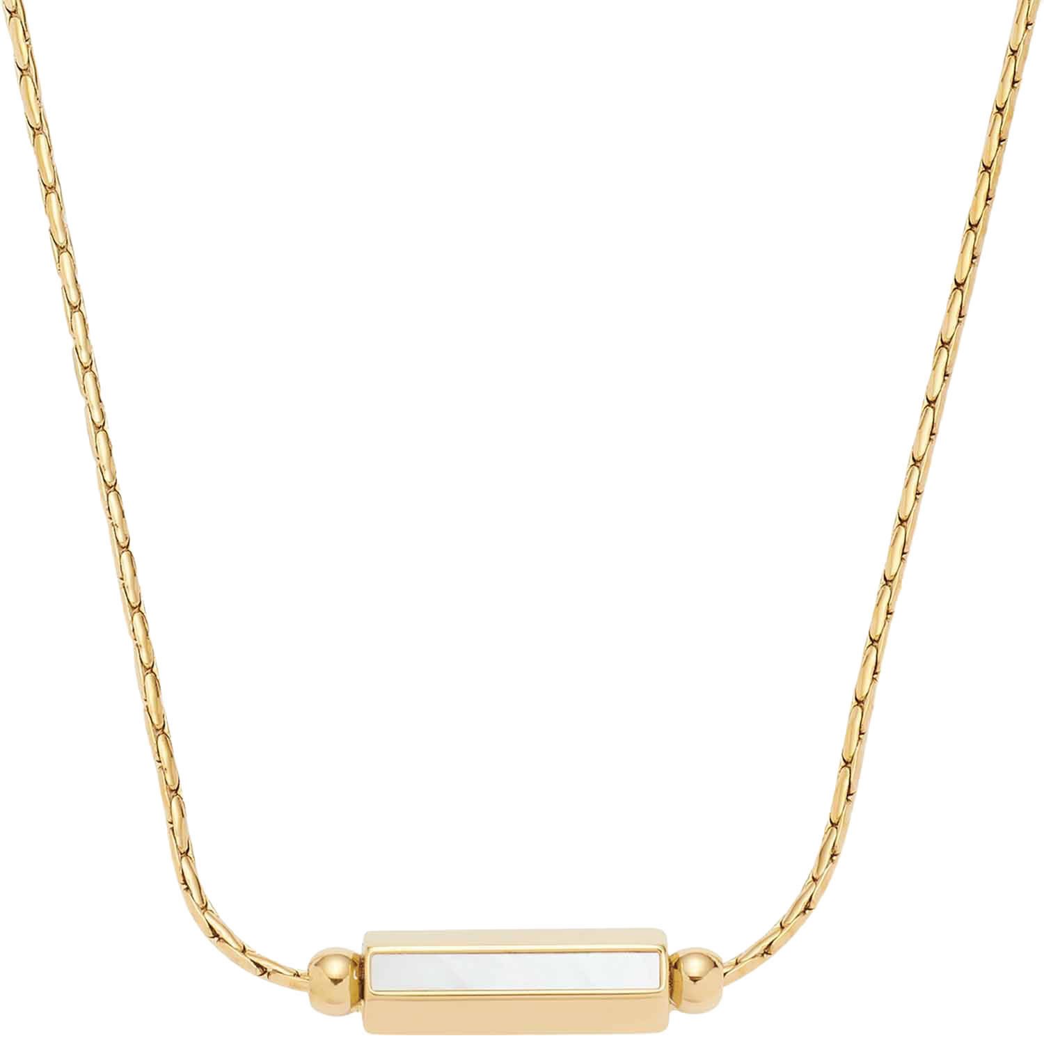 LEONARDO Kette mit Anhänger Halskette Pilea, 023253, 023254, mit Perlmutt