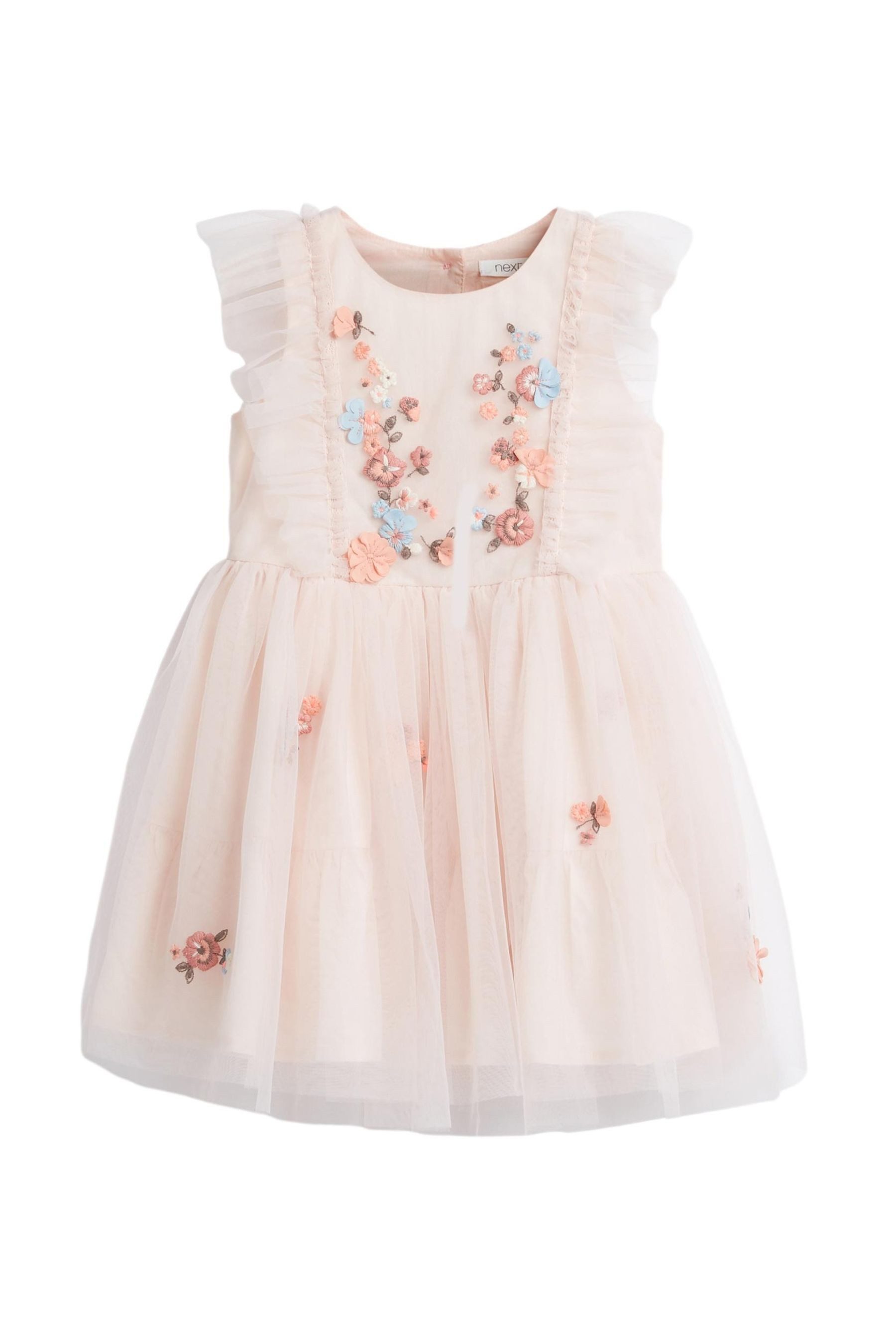 Next Partykleid Kleid mit Mesh-Detail (1-tlg)