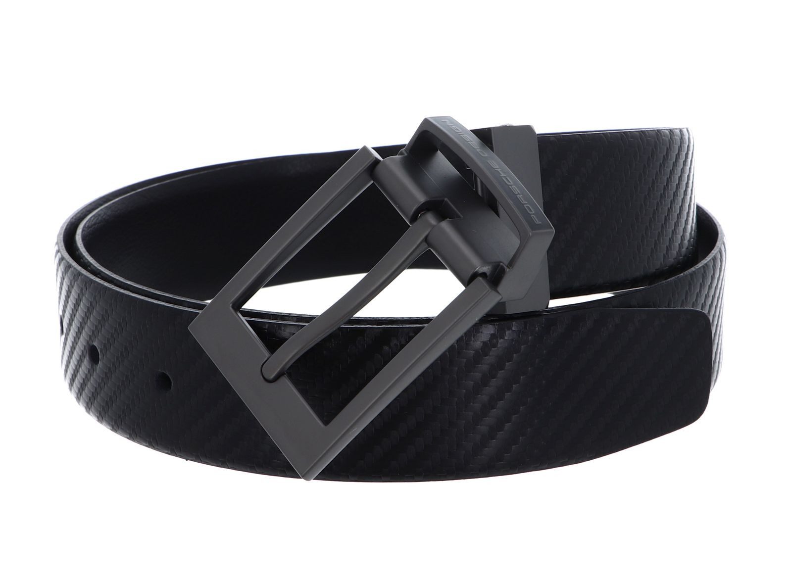 PORSCHE Design Ledergürtel Business Traveller Buckle Belt Reversible 3,5 aus echtem Rindsleder