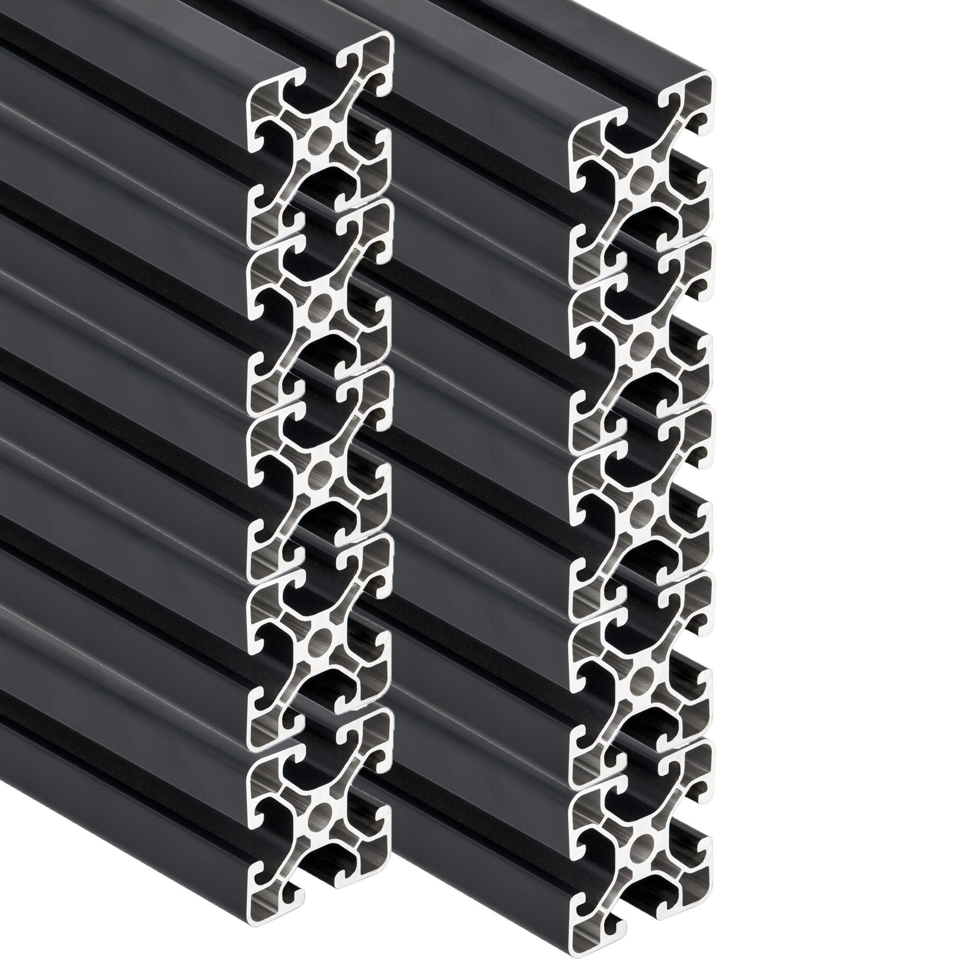 SCHMIDT systemprofile Profil 10x 300mm Aluminium Profil 40x40mm Nut 8 Anthrazit 4040