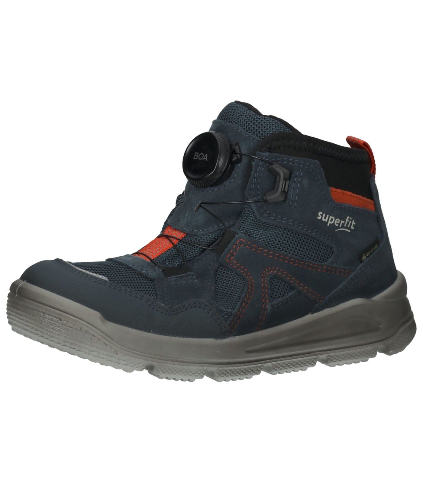 Legero Superfit Blau Schnürstiefelette Lederimitat/Textil Rot Stiefelette