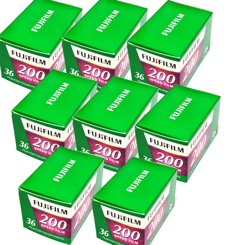 FUJIFILM Farbnegativfilm 8 x Fujifilm 200 EC EU 36EX Speed Film, 288