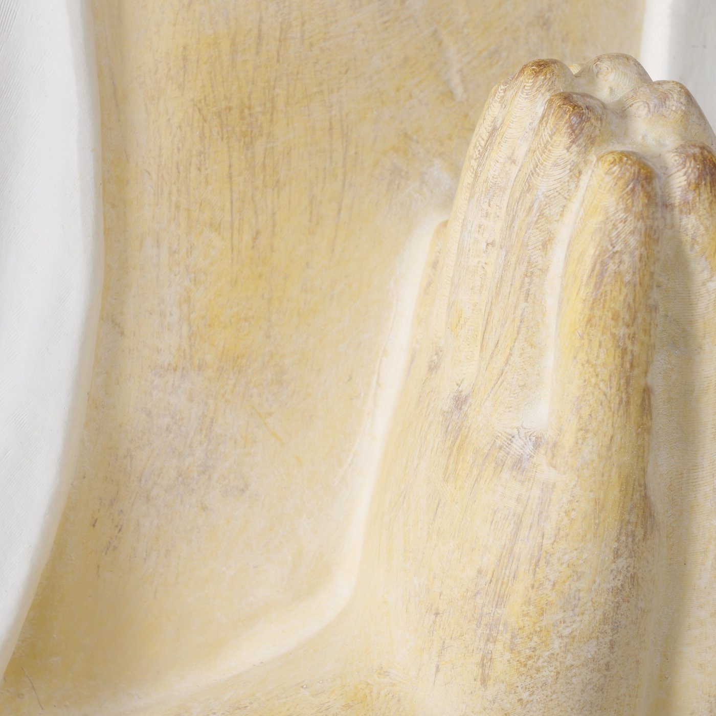 MF Buddhafigur Buddha Skulptur Samudra Weiss Beige 50cm (1 St) günstig online kaufen