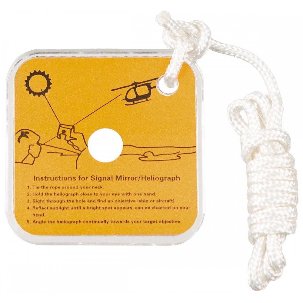 MFH Taschenspiegel 27570 - Signalspiegel Survival - silber