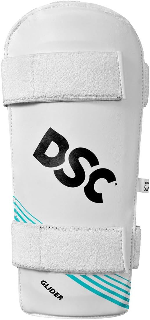 Endless Protektoren-Set DSC Intense Shoc Cricket Arm Guard für Jugendspieler (Cricket Arm Guard, 1-teilig, Größe Youth, Weiß), PVC-Außenmaterial, Schaumstoffpolsterung
