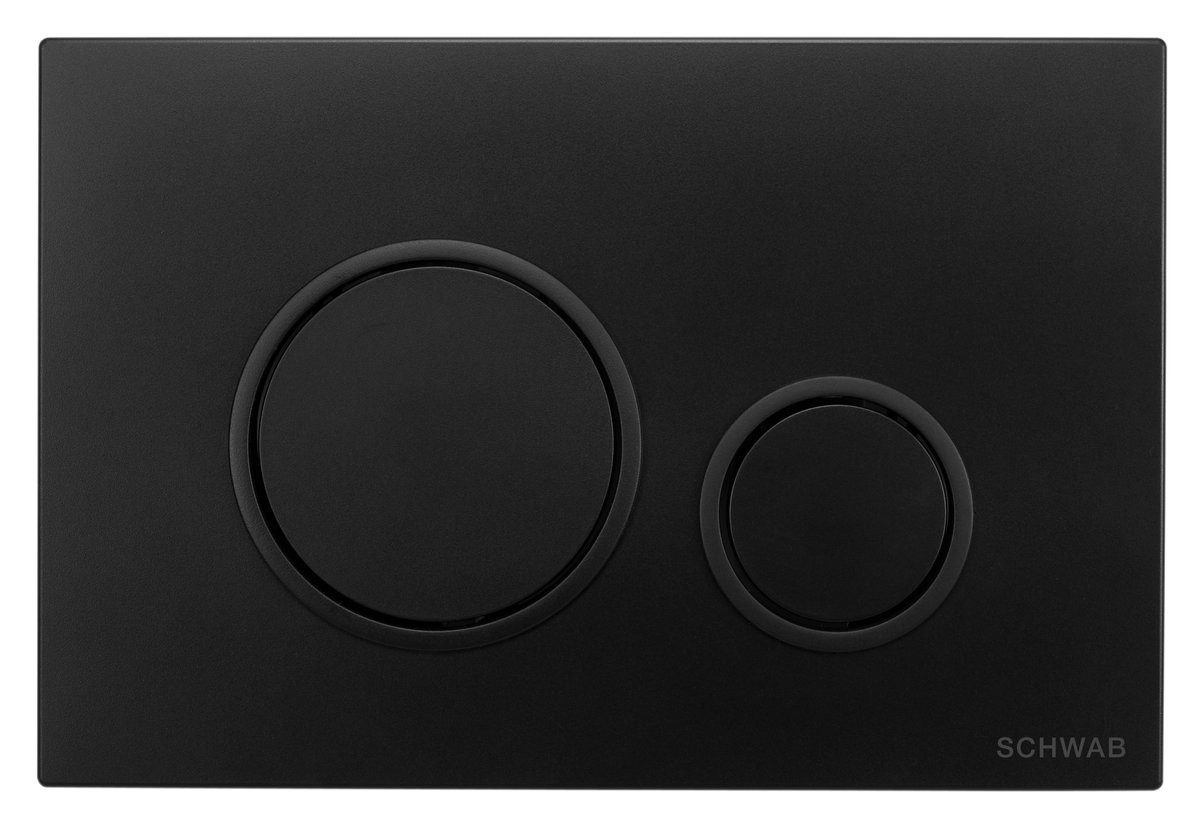 Schwab Betätigungsplatte VELA Betätigungsplatte, 247x165 mm, Schwarz, Schwab-P47-0190-0253