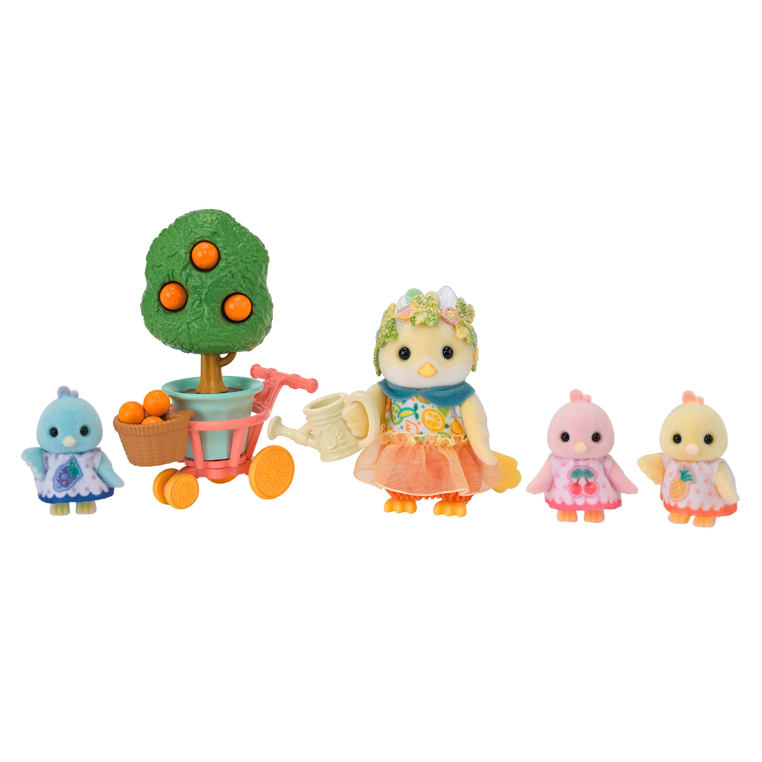 Sylvanian Families Spielfigur Zitronenvogel Familie (5860)