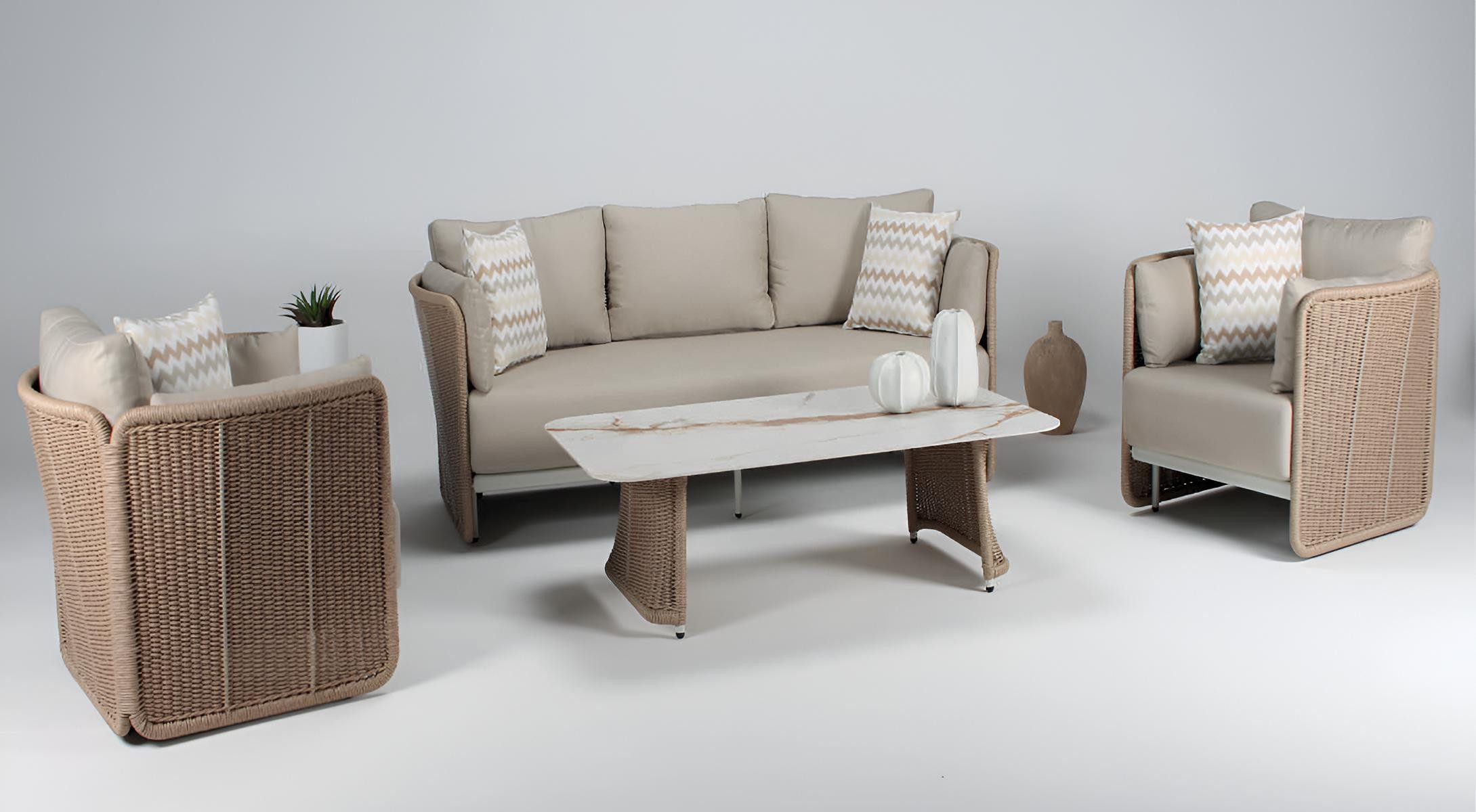 JVmoebel Couchtisch Couchtisch Modern Tisch Gartenmöbel Premium Couchtisch Marmor, Made in Europa
