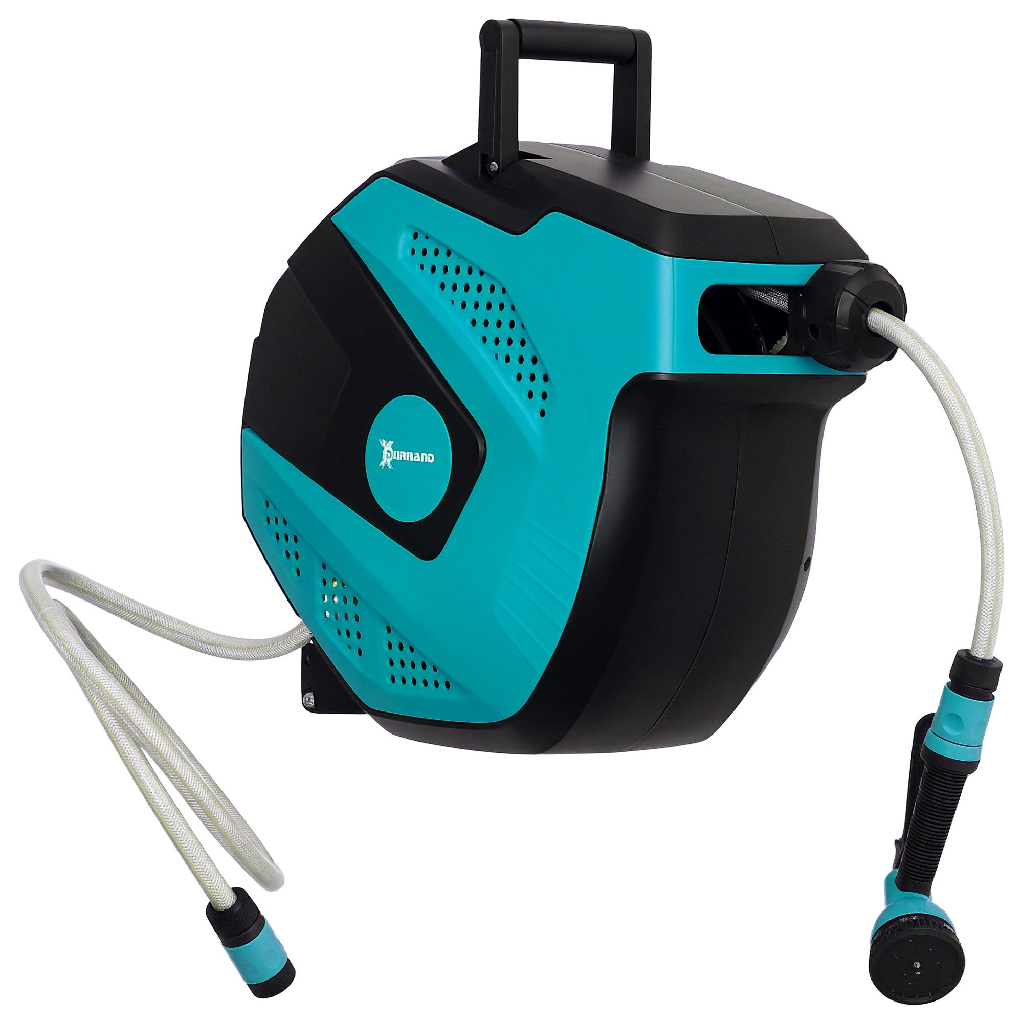 Durhand Schlauchtrommel 15 m, 180° schwenkbar, mit Multibrause, Frostschutz günstig online kaufen