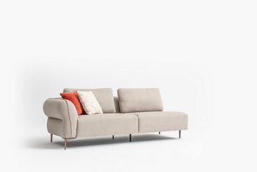 JVmoebel Big-Sofa Beige Big Sofa Couch 6 Sitzer Italienische xxl Couchen Möbel Textil, Made in Europe