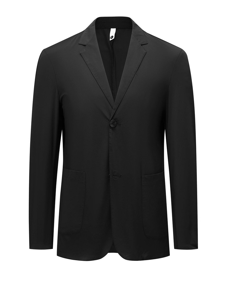 Allthemen Sweatsakko Herren sportliche Anzugjacke mit Revers leichte dünne Sommerjacke