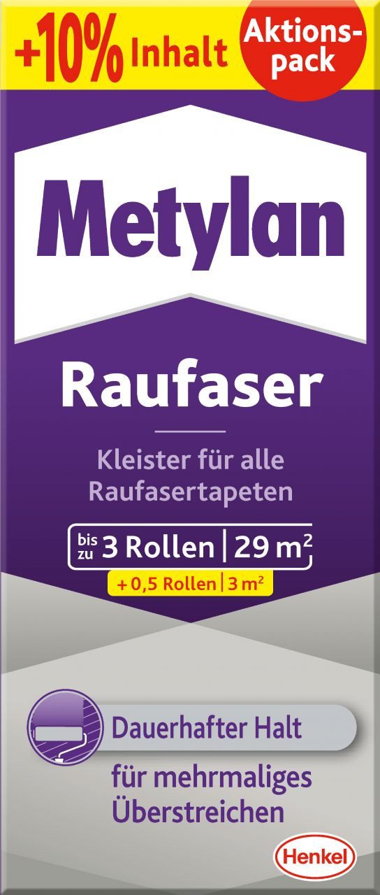 Kleister Metylan Raufaserkleister 180 g + 10 % gratis
