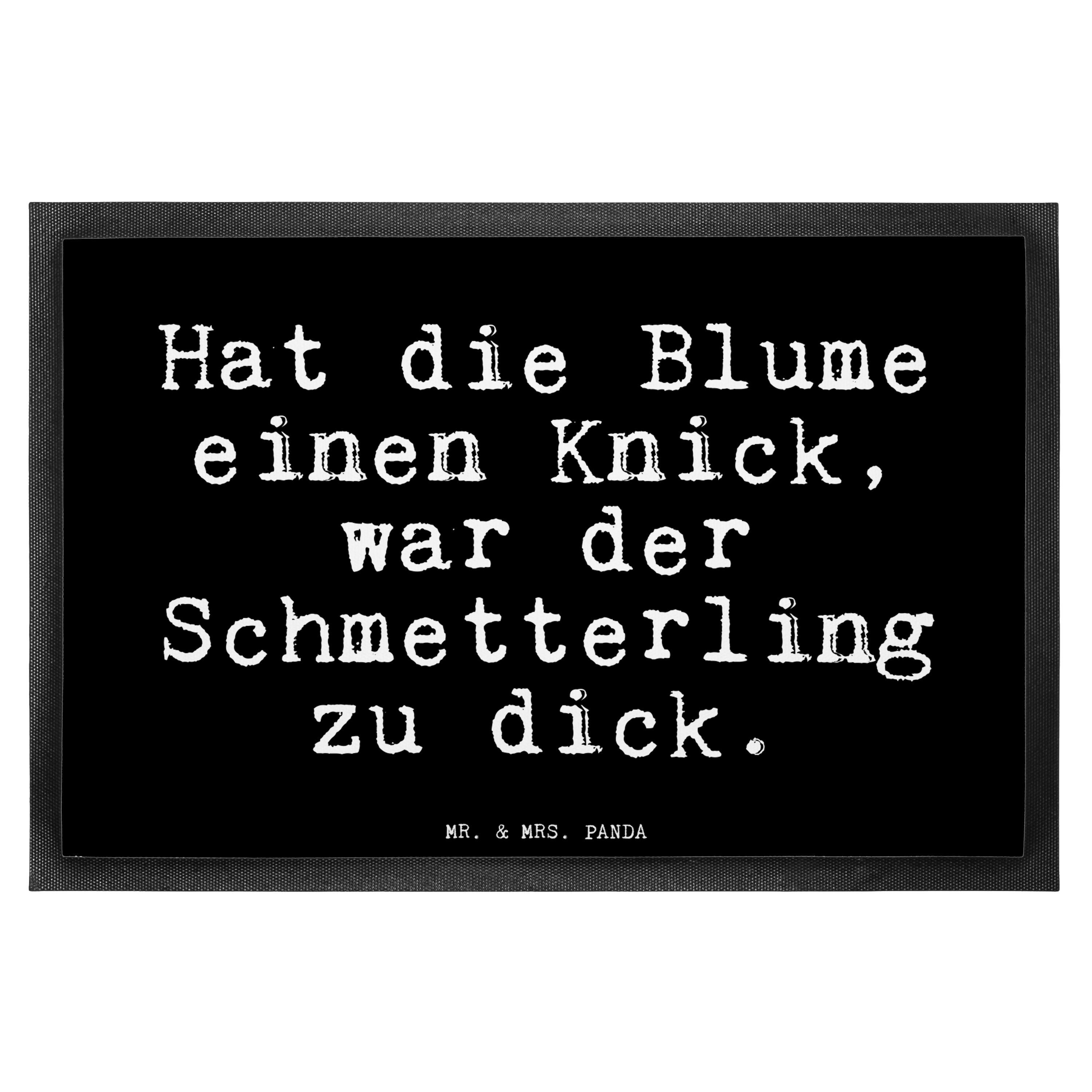 Fußmatte »Hat die Blume einen... Dankeschön, lustiger Spruch