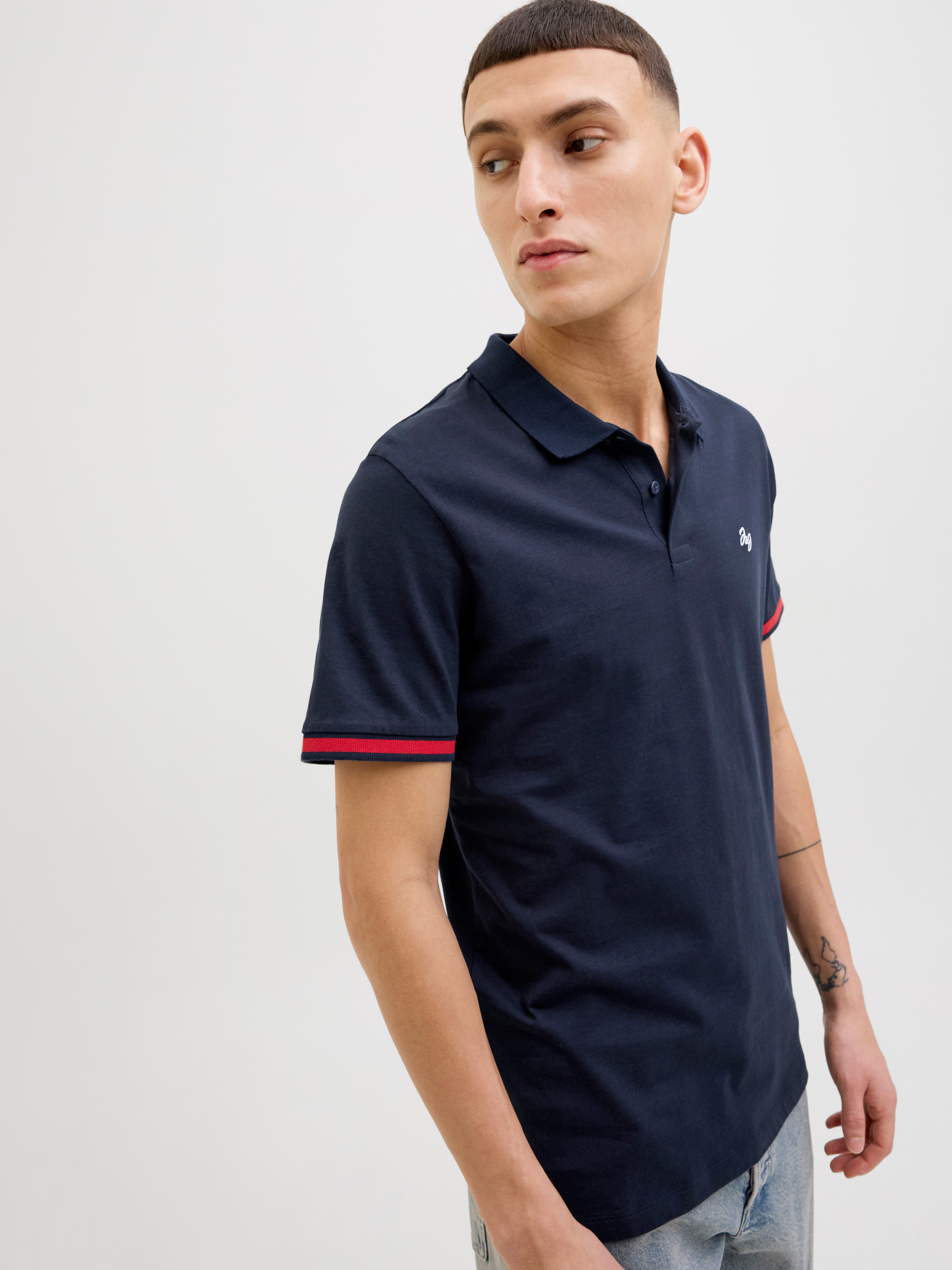 Jack & Jones Poloshirt JJEJERSEY LOGO günstig online kaufen