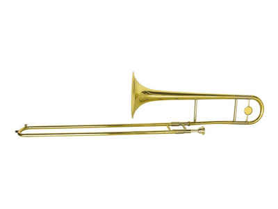 DIMAVERY Posaune TT-300 B-Tenor-Posaune, gold, mit Mundstück