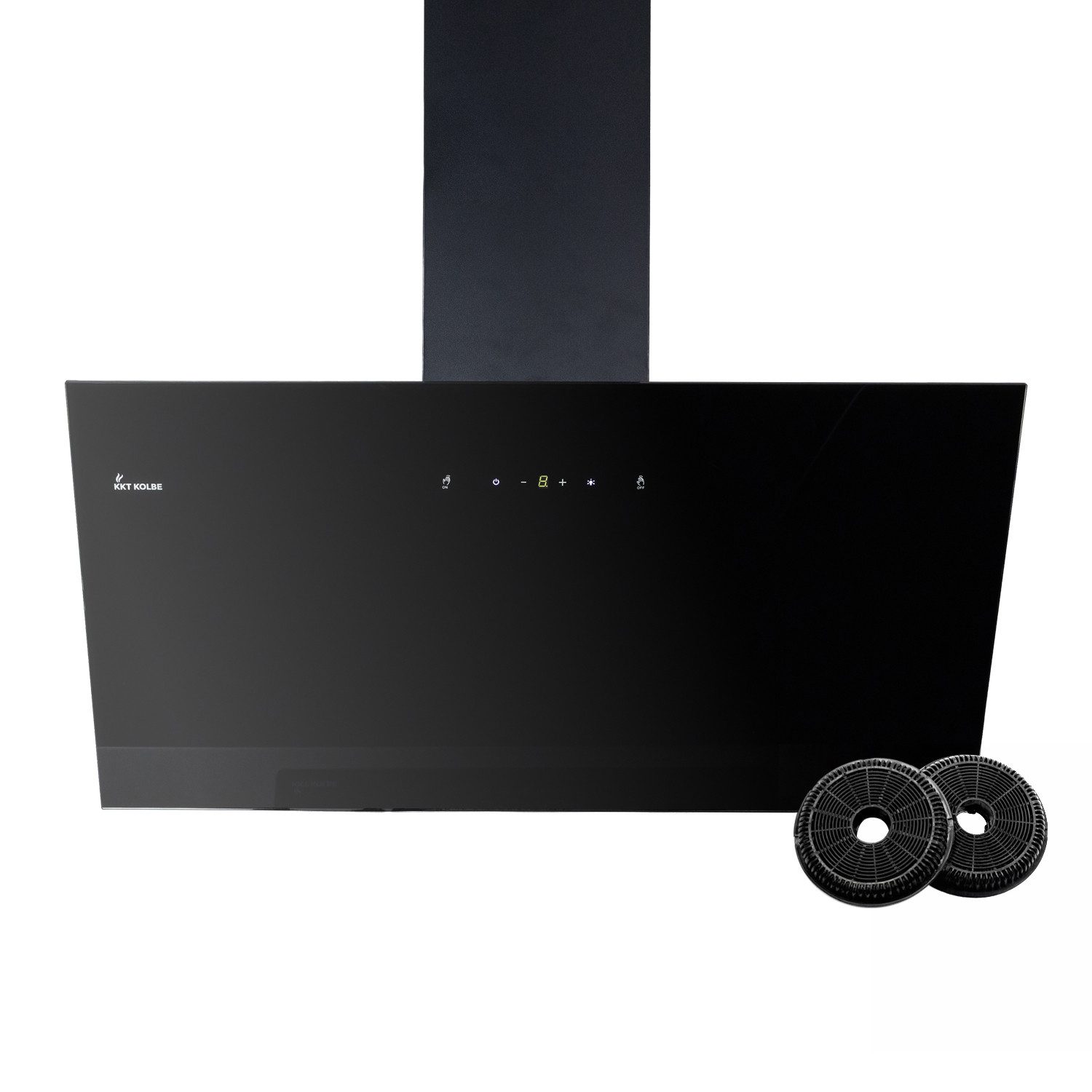 KKT KOLBE Wandhaube Dunstabzugshaube 80cm TRIO8025S Abzugshaube / Abluft / 80cm / Umluft / Schwarz / Gestensteuerung / LED