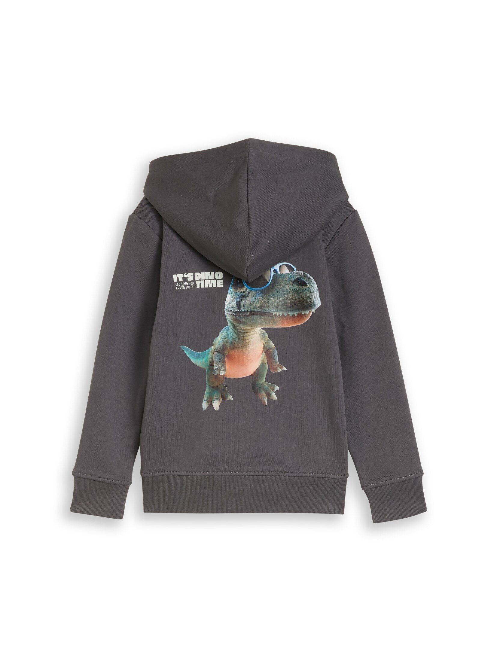 TOM TAILOR Sweatjacke Strick & Sweatshirts Hoodie Sweatjacke mit Rückenprint