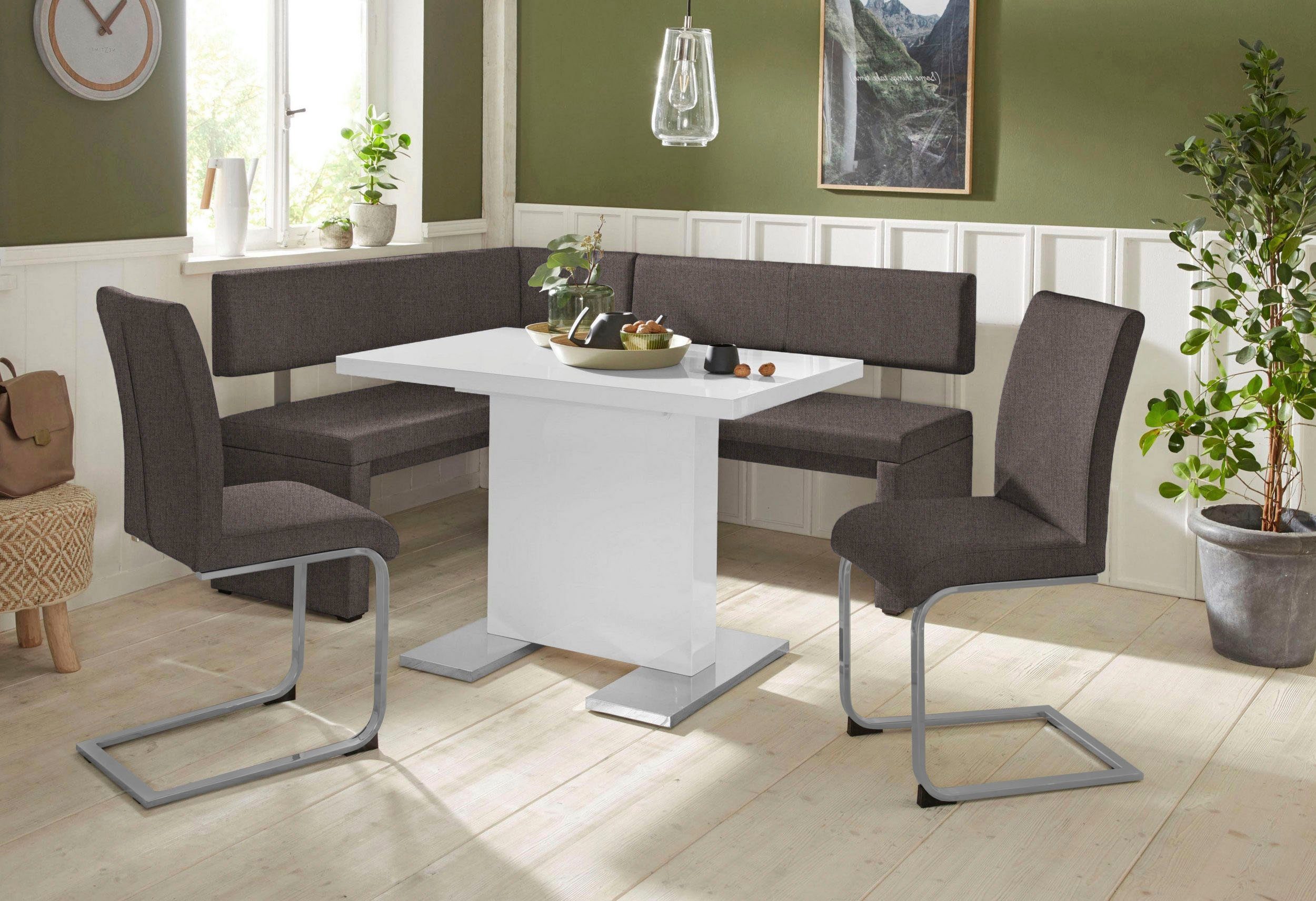 OTTO home Eckbank Charissa, in 3 Größen, verschiedene Qualitäten