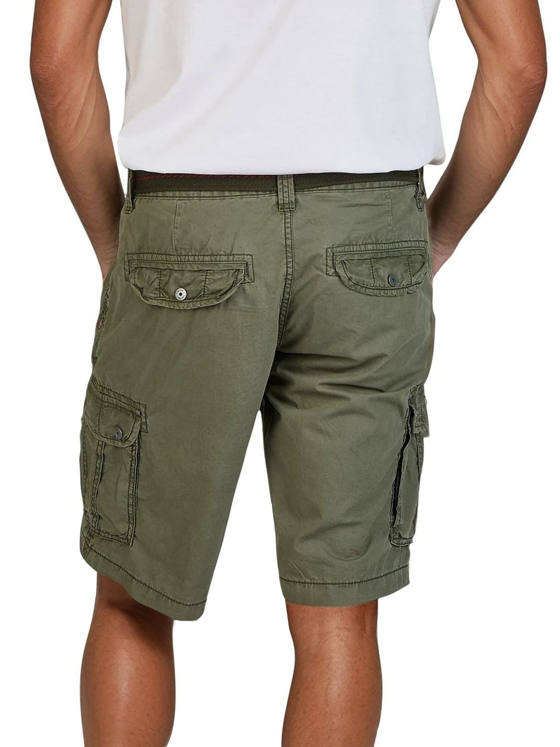 TIMEZONE Cargoshorts Herren Shorts MaguireTZ Regular Fit Bermudashorts mit Gürtel