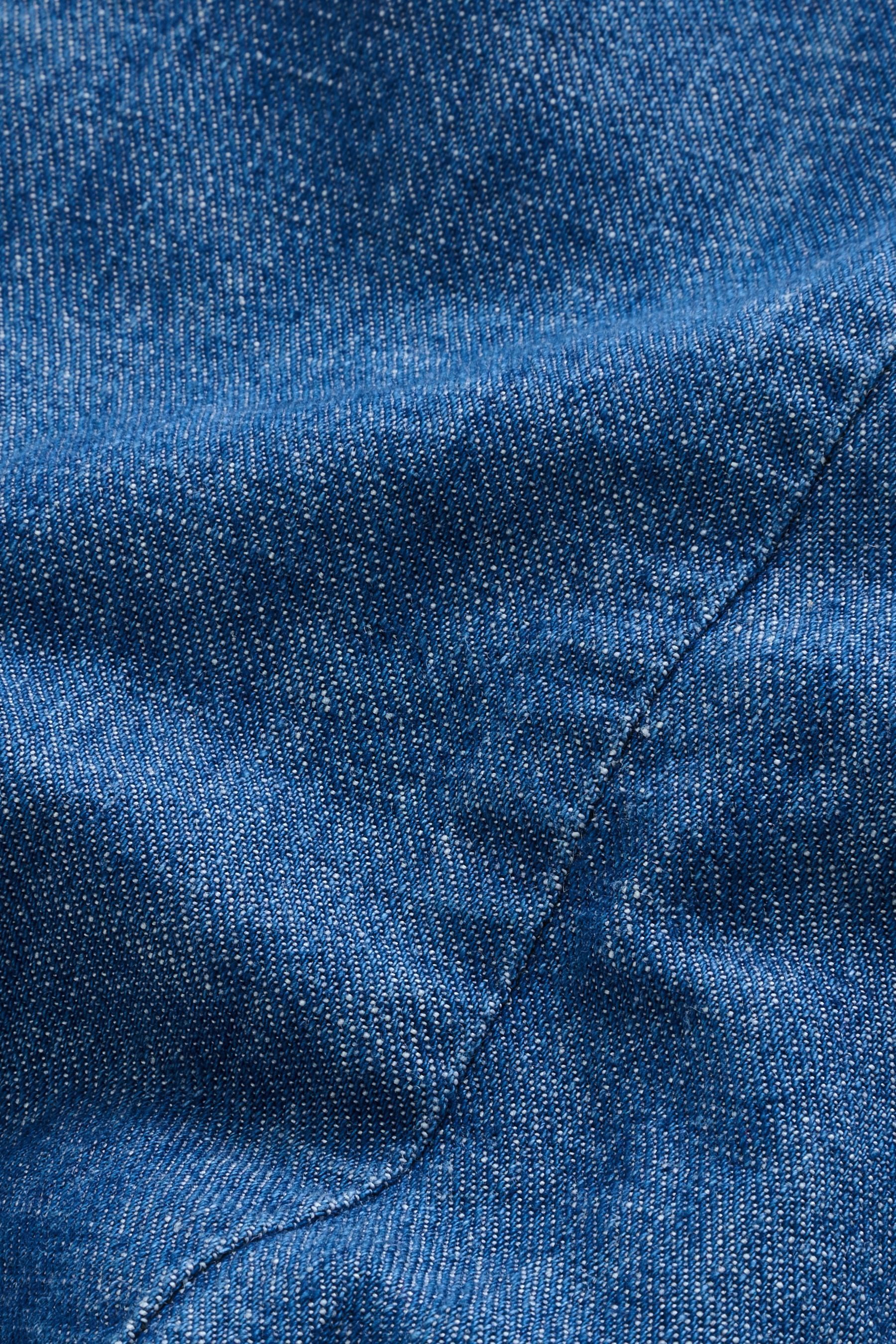 Next Anzugweste Denim-Weste mit Trägern aus Leinengemisch (1-tlg) günstig online kaufen