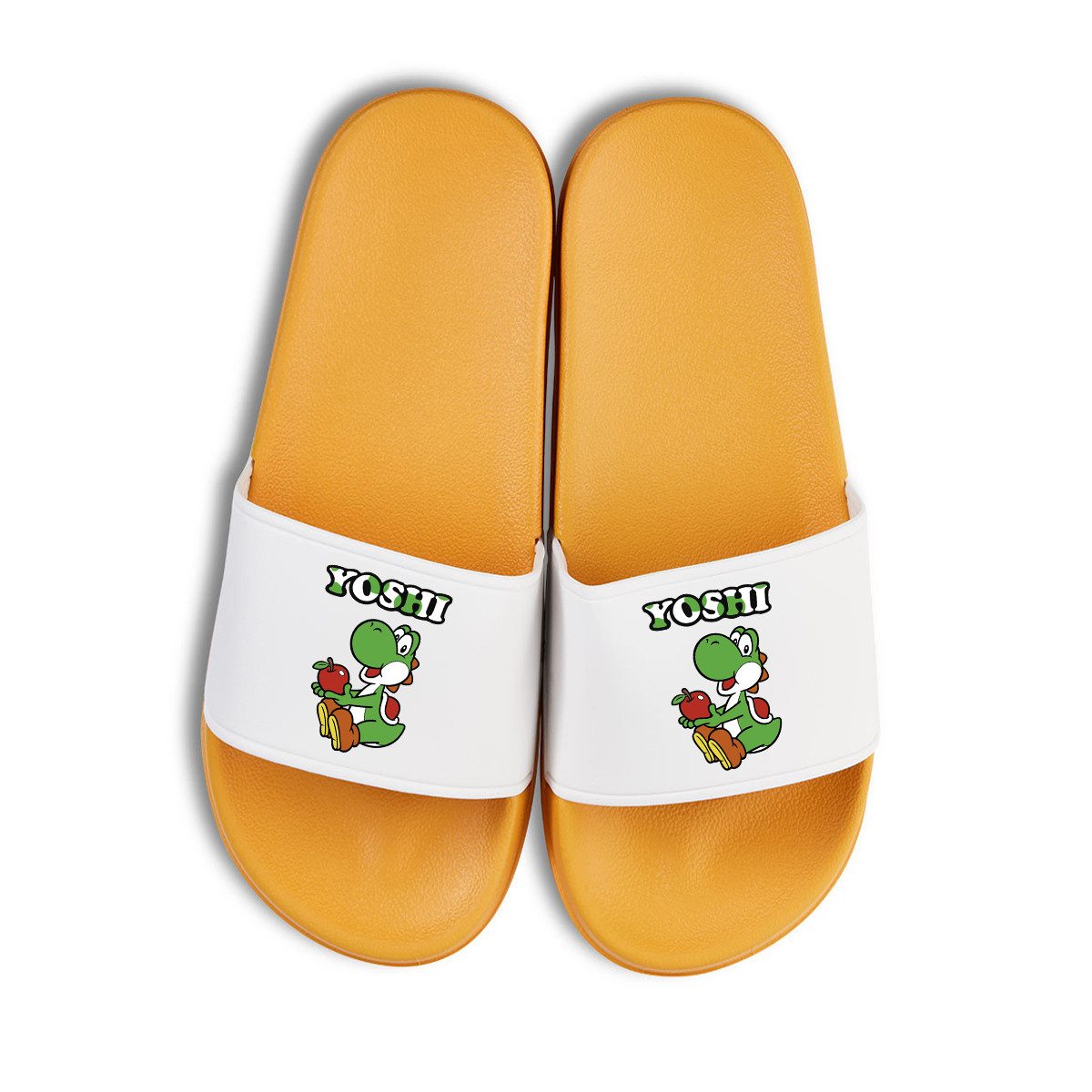 Youth Designz Yoshi Unisex Badelatschen Flip Flops Badeschuh mit lustigen Logo für Damen und Herren