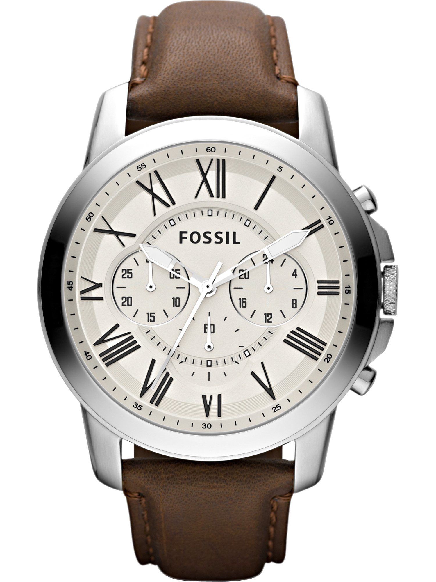 Chronograph Fossil Herren-Uhren Analog Quarz