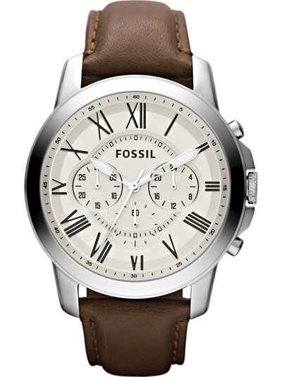 Fossil Chronograph Fossil Herren-Uhren Analog Quarz