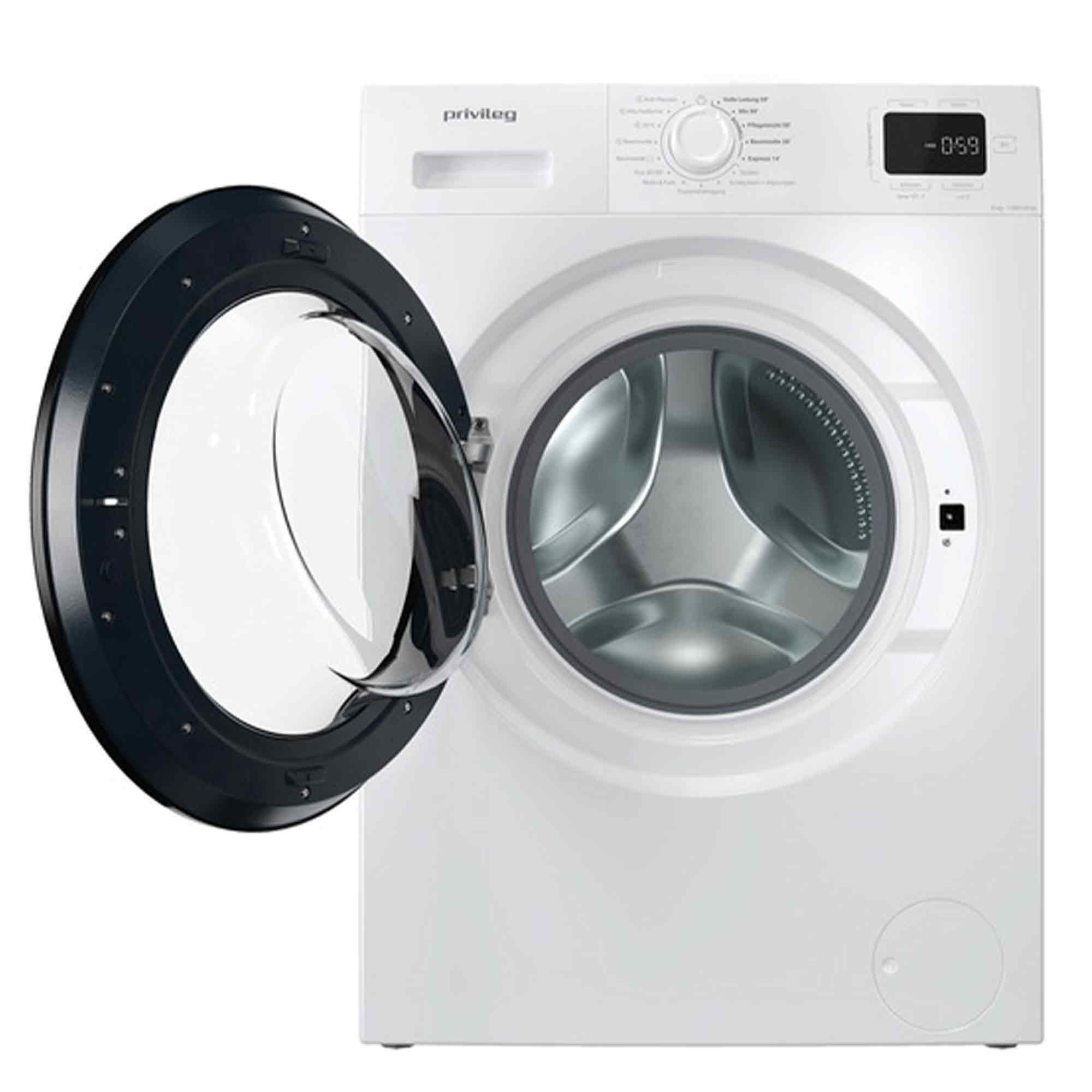Privileg Waschmaschine MY TIME DE PMWF 854A, 8 kg, 1400 U/min, Steam – reduziert Knitterfalten und Bügelzeit