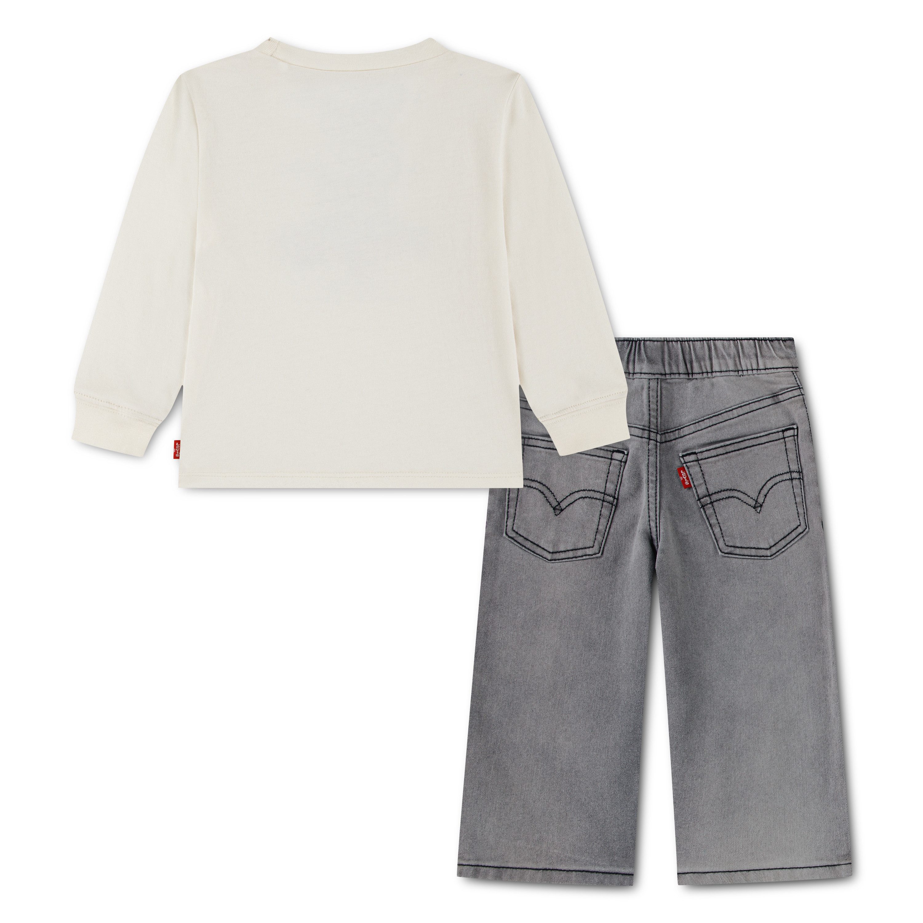 Levi's® Kids Shirt & Hose LVB CAR LS & DENIM SET (2-tlg) mit coolem Autoprint, for BOYS