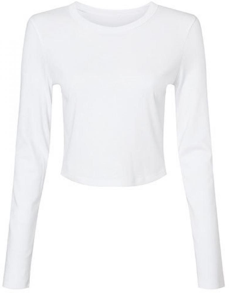 Bella + Canvas Longsleeve Women´s Micro Rib Long Sleeve Baby Tee Langarmshirt Damen